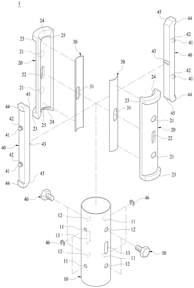 Apparatus for connecting deformed bar