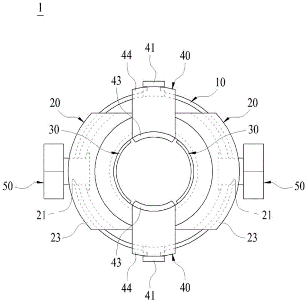 Apparatus for connecting deformed bar