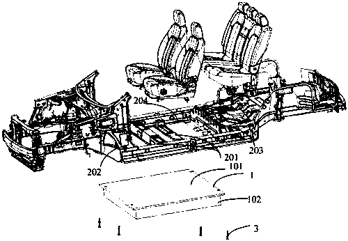 Fixing device for power battery