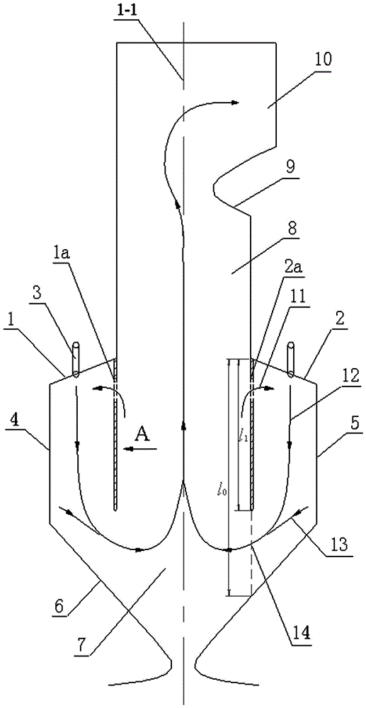 A Symmetrical Combustion W-shaped Flame Boiler