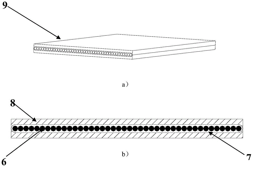 High-temperature and high-pressure preparation method of continuous carbon fiber reinforced aluminum base composite material powder