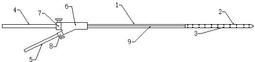 Novel branched catheter indwelling drainage system