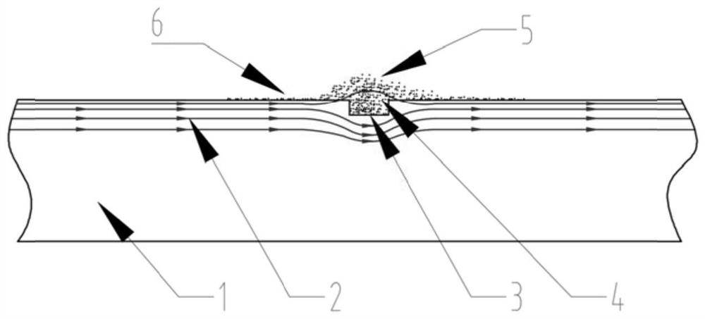 Crack magnetic powder detection method based on temperature difference