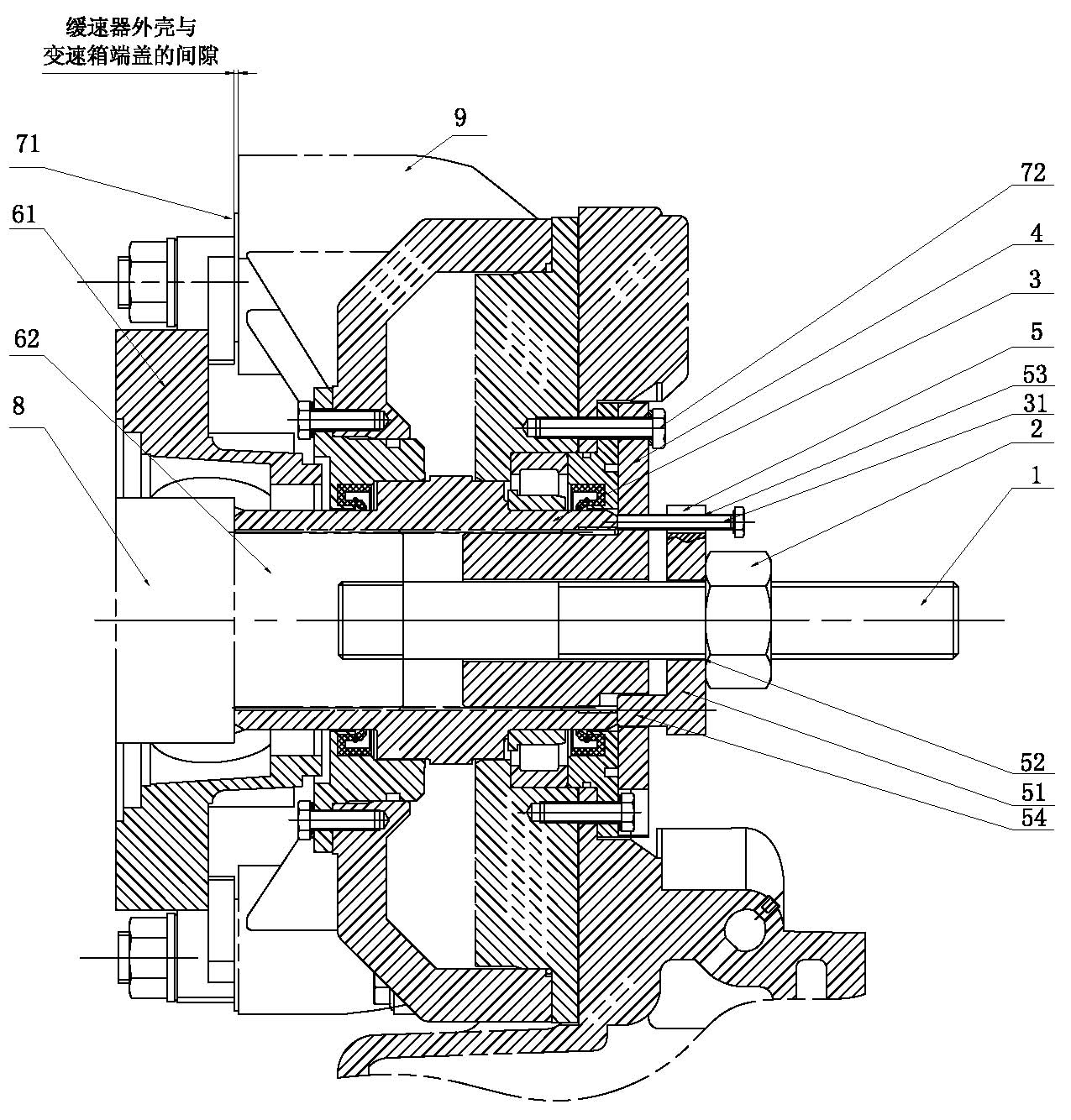 Tool and method for installing hydrodynamic retarder