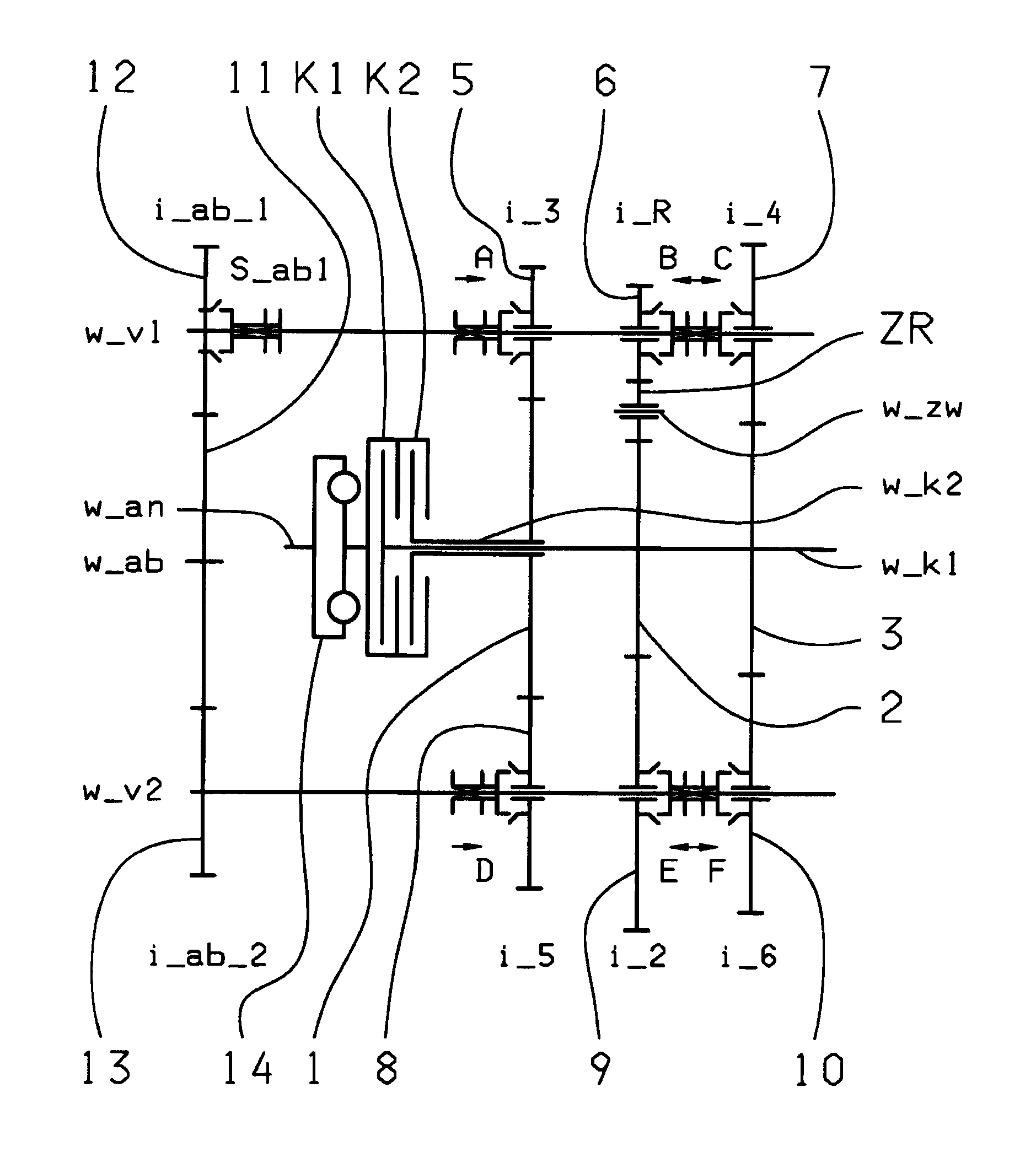 Dual clutch transmission