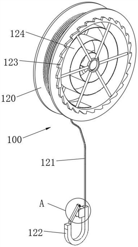 Speed difference falling protector provided with reverse locking mechanism and used for high-altitude operation of electric power iron tower