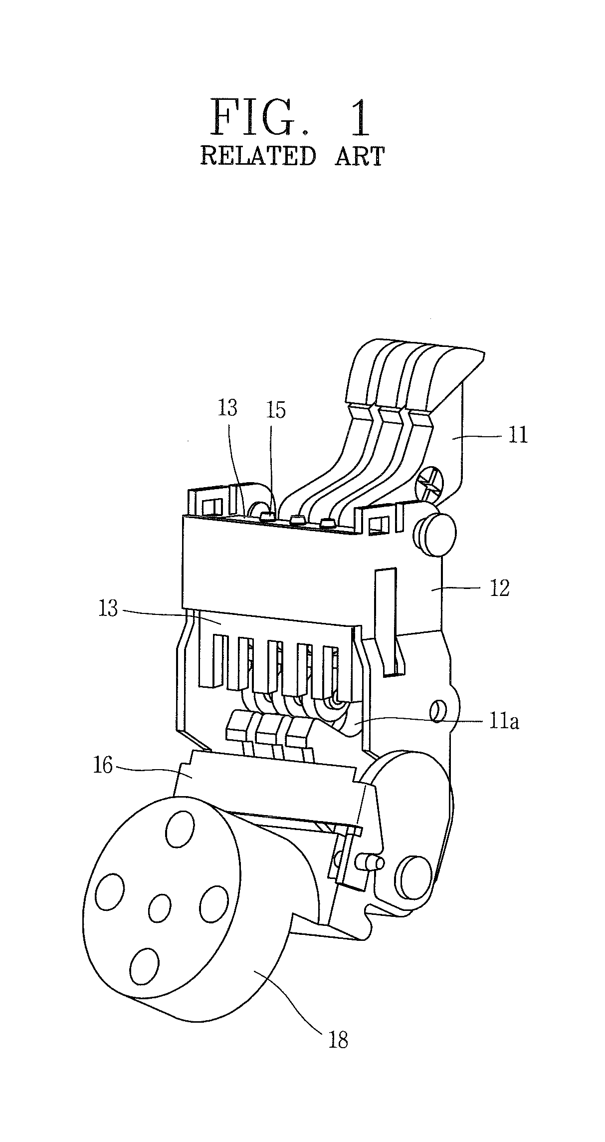 Movable contactor assembly for current limiting type molded case circuit breaker