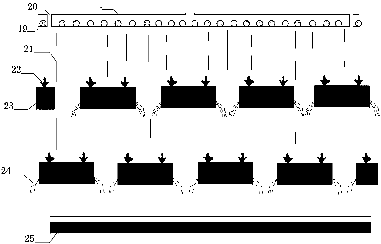 Method and irrigation system suitable for ecological governance of cliff fracture surfaces in karst stony mountain areas