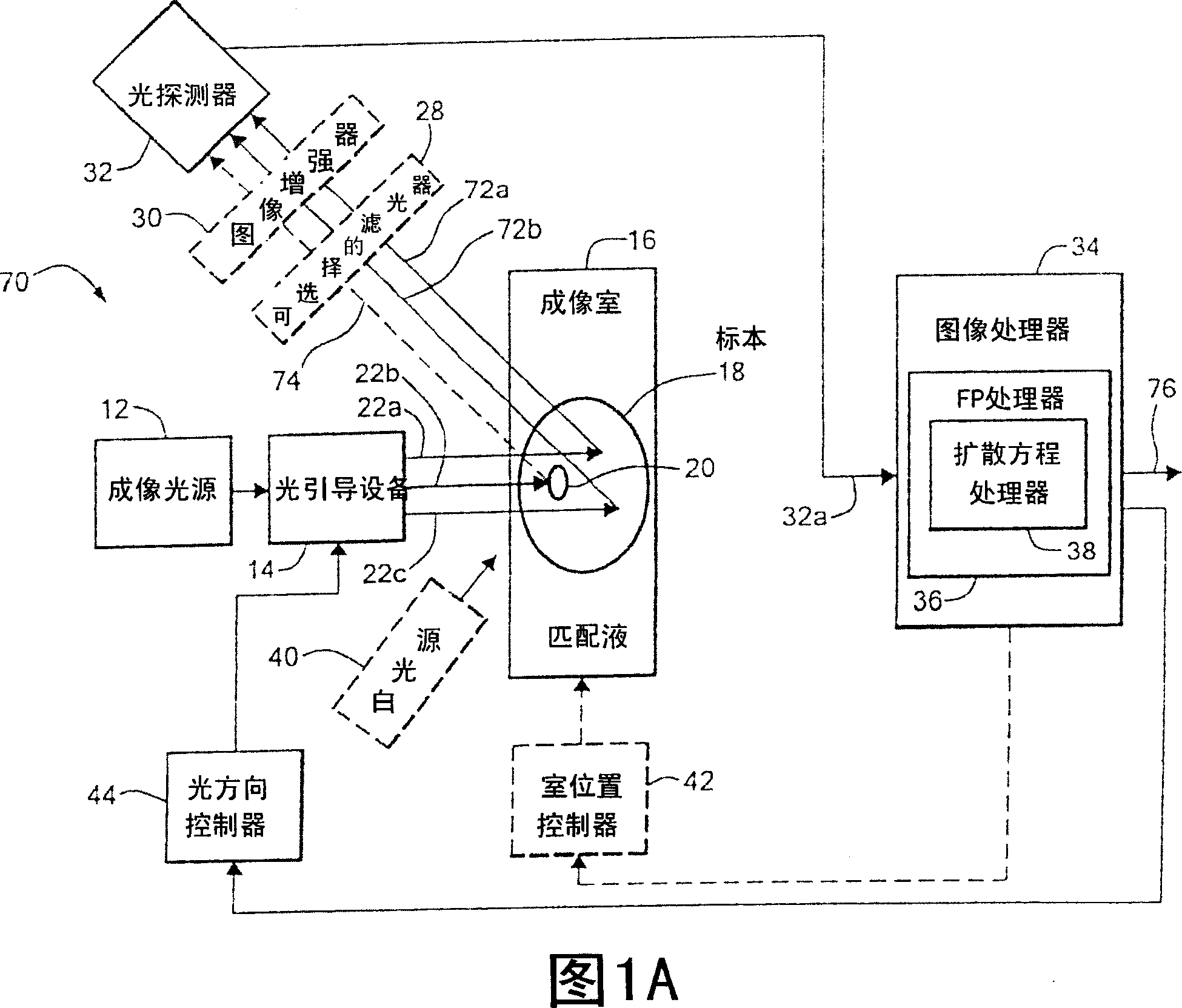 Method and system for tomographic imaging using fluorescent proteins