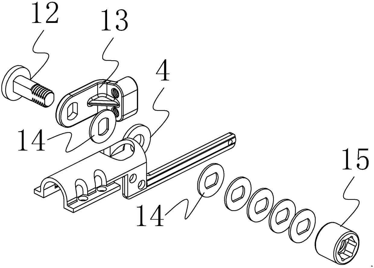 Shower with top sprinkler capable of rotating up and down