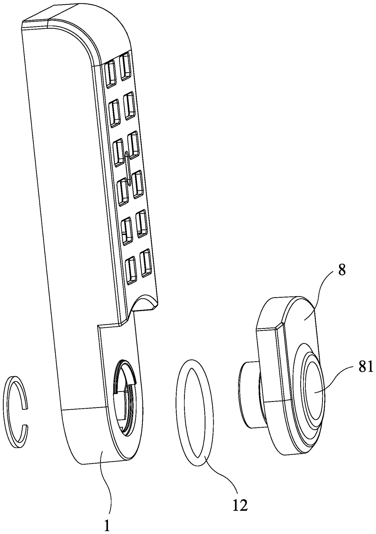 Novel electronic locker lock