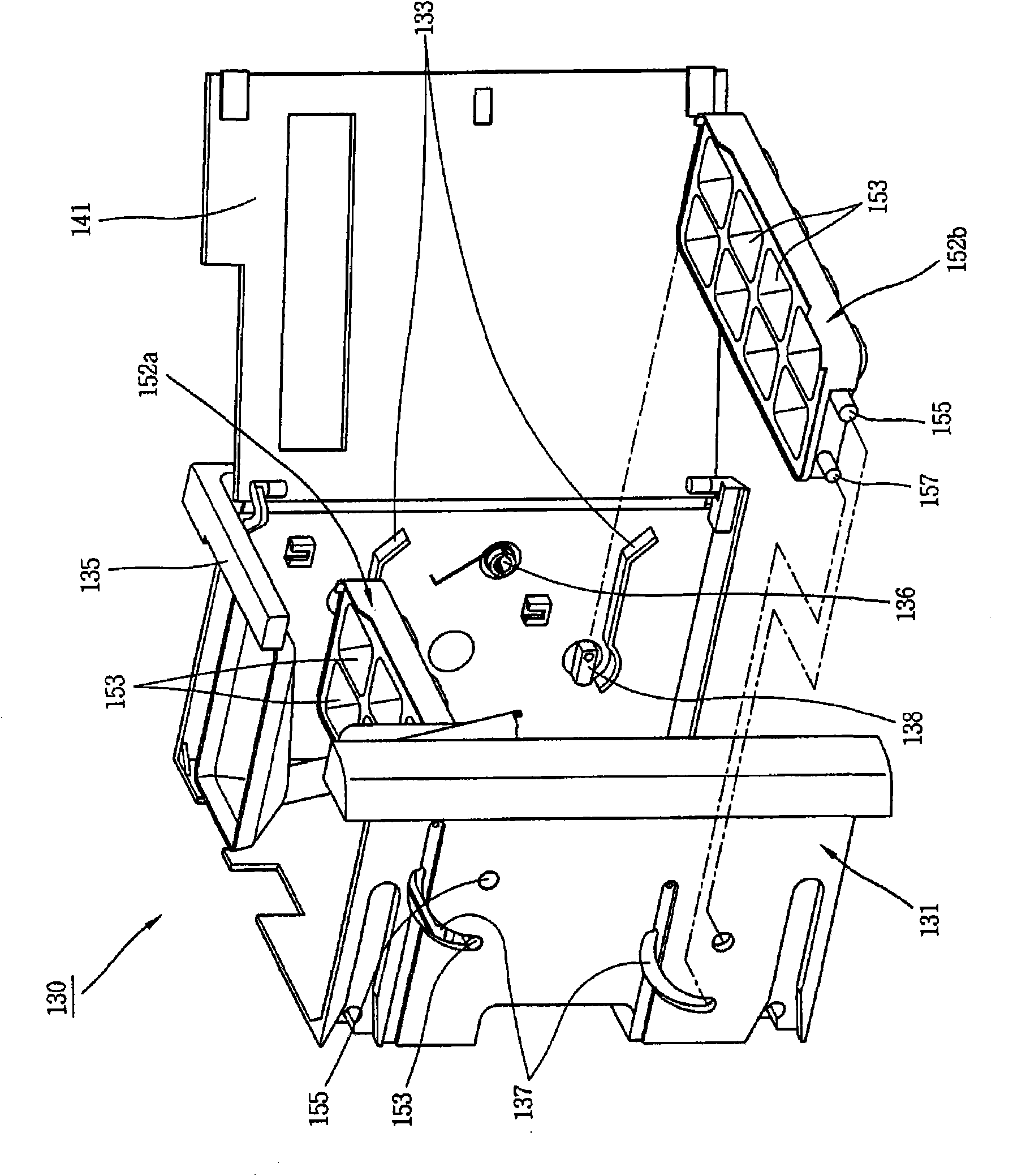 Water funnel and ice maker for refrigerator having the same