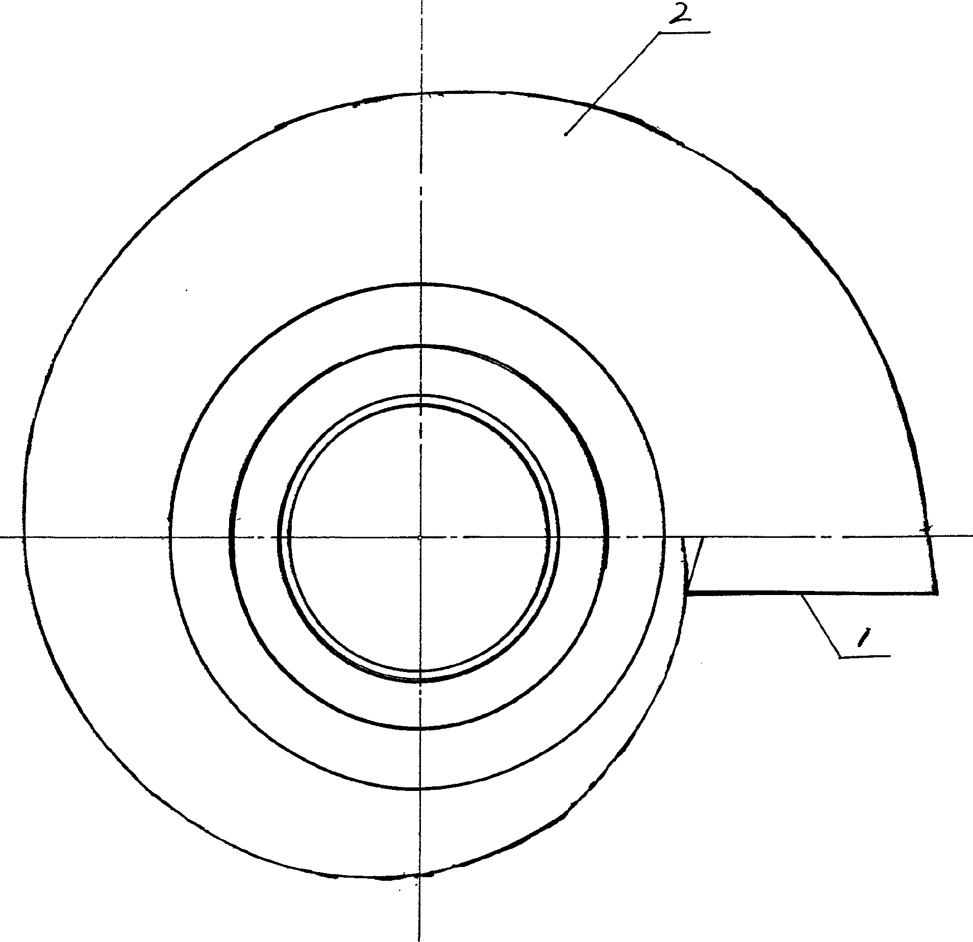 Adjustable natural wind field air cooling system