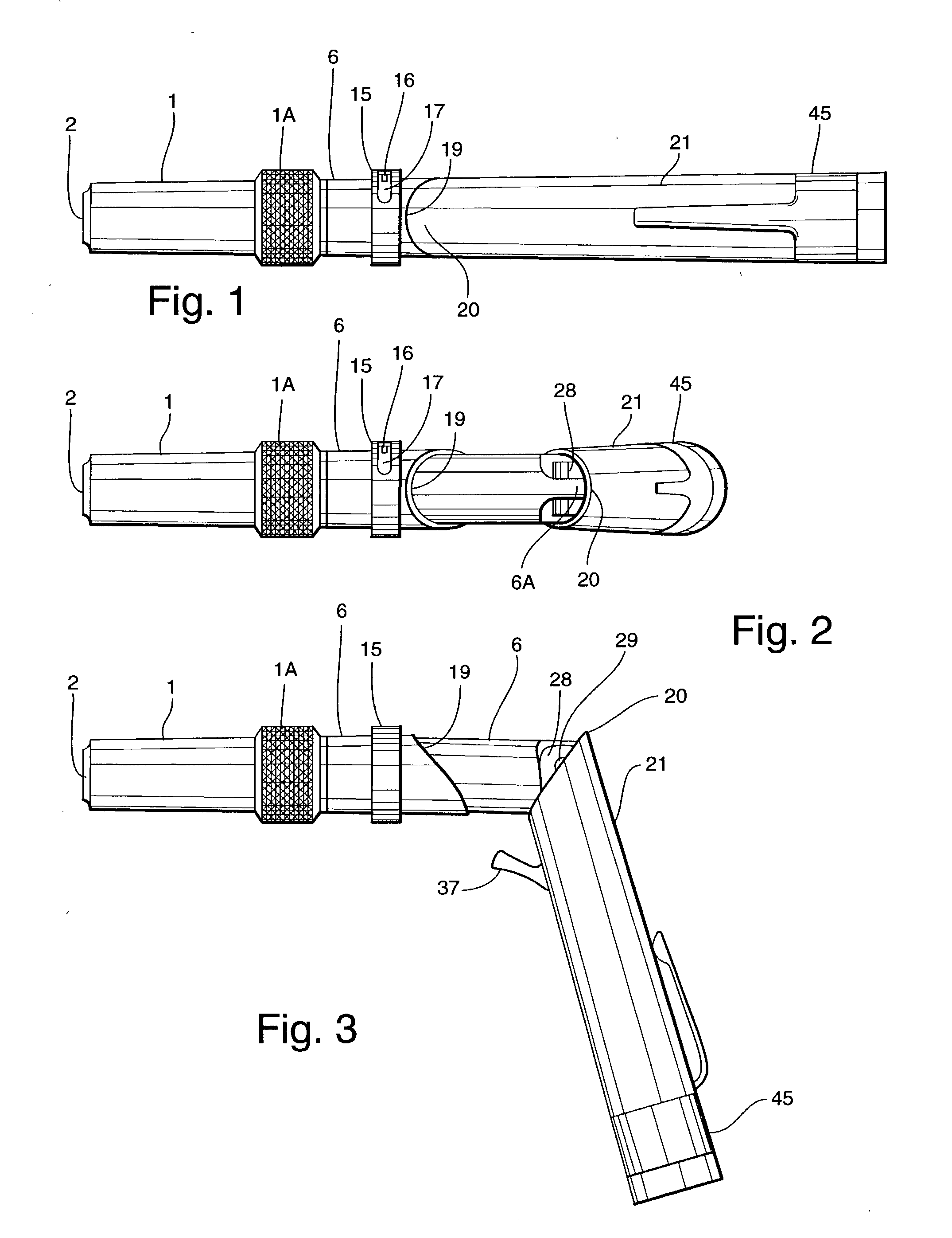 Dual profile pen gun