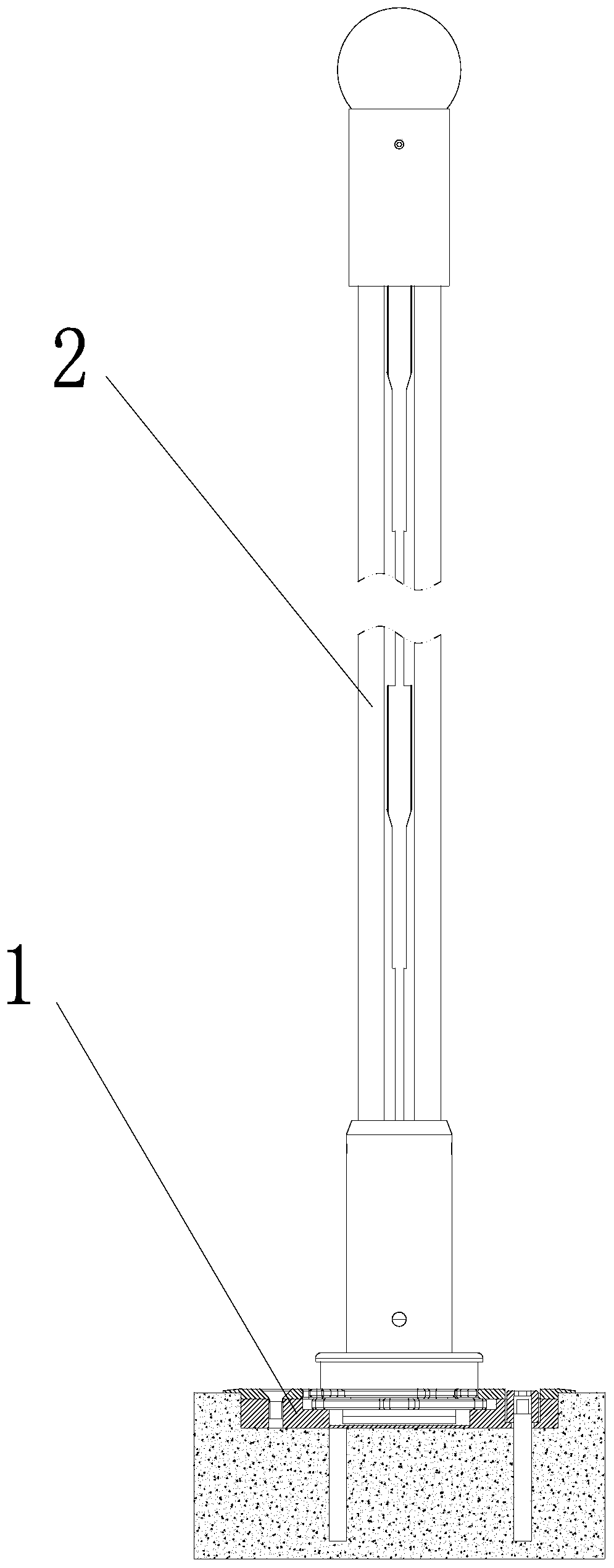 Vertical columns suitable for indoor public place and capable of being quickly demounted and mounted