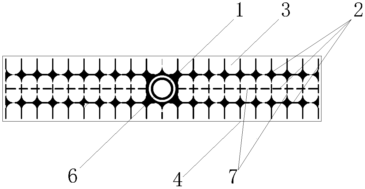 Novel low-position water draining body suitable for ultra-low-position vacuum pre-pressing method