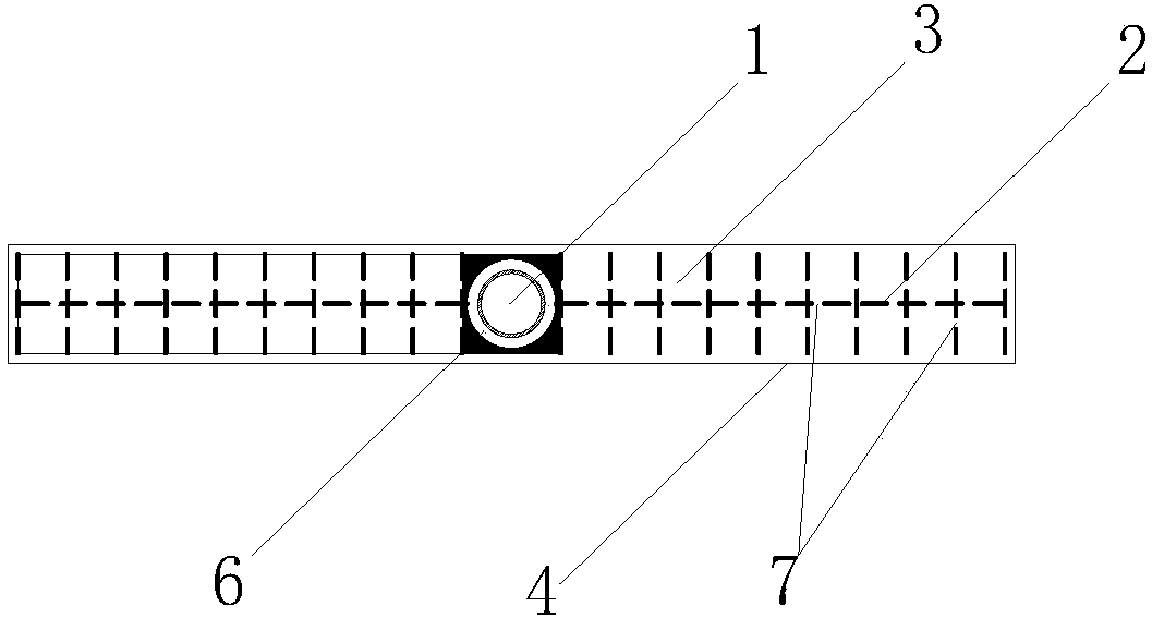 Novel low-position water draining body suitable for ultra-low-position vacuum pre-pressing method