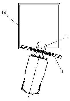 A forklift attachment for handling steel components