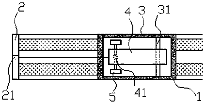 Indoor sliding door detector