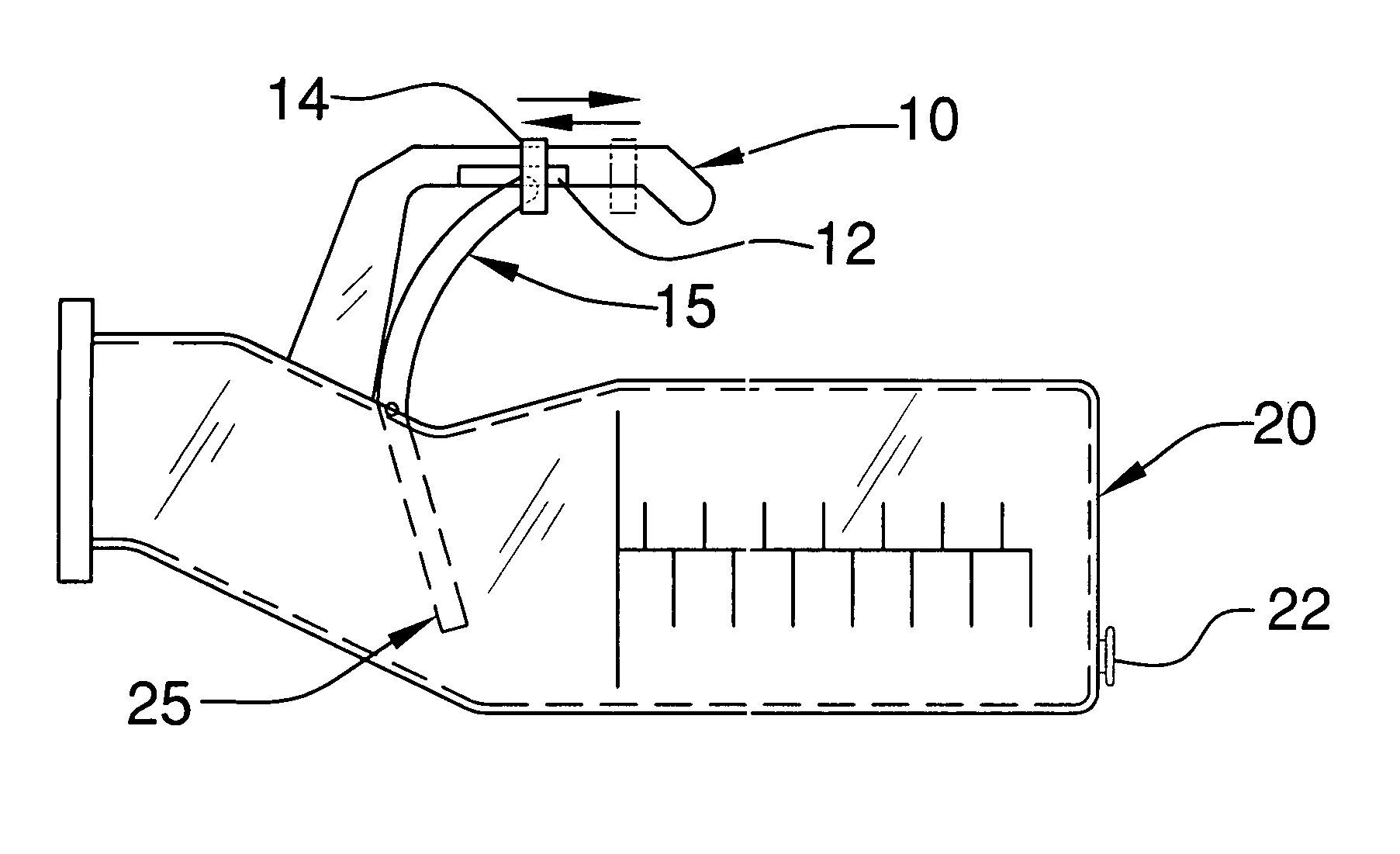 Spill resistant portable urinal