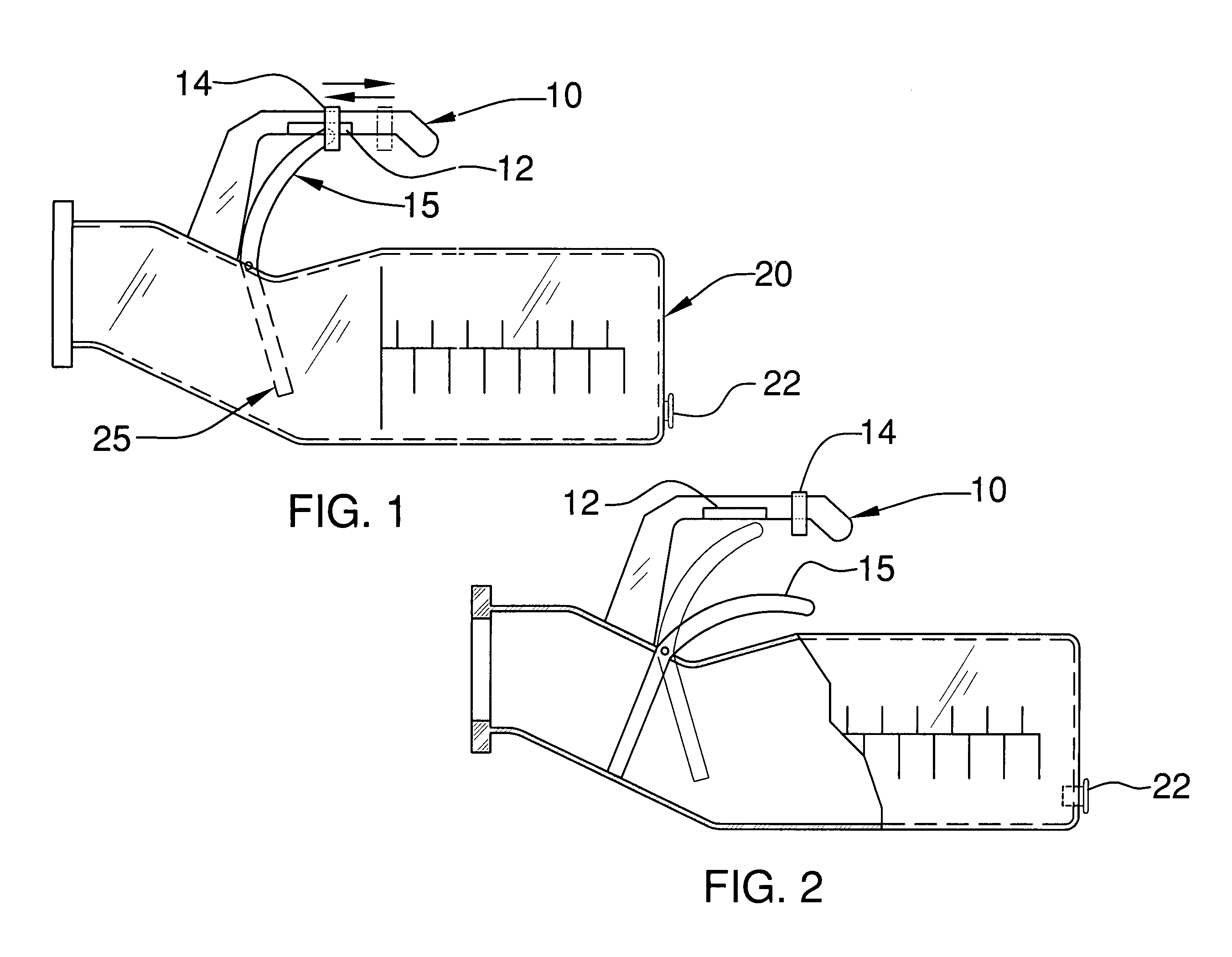 Spill resistant portable urinal