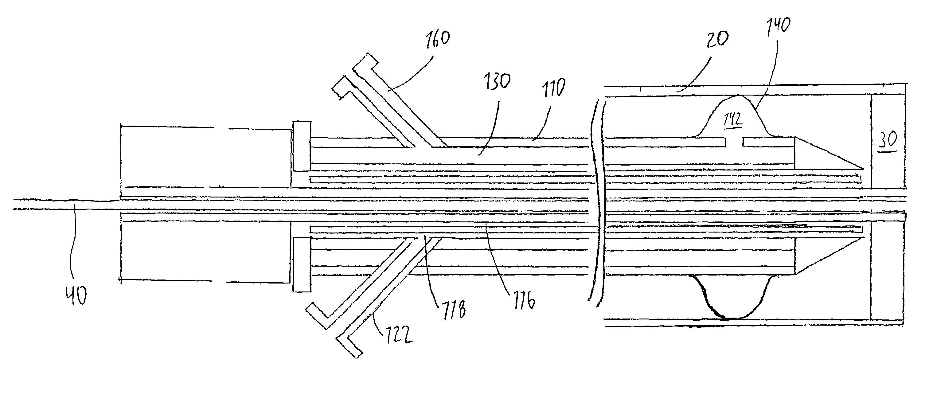 Catheter for treatment of total occlusions and methods for manufacture and use of the catheter