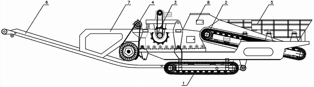 Intelligent double-stage crushing station