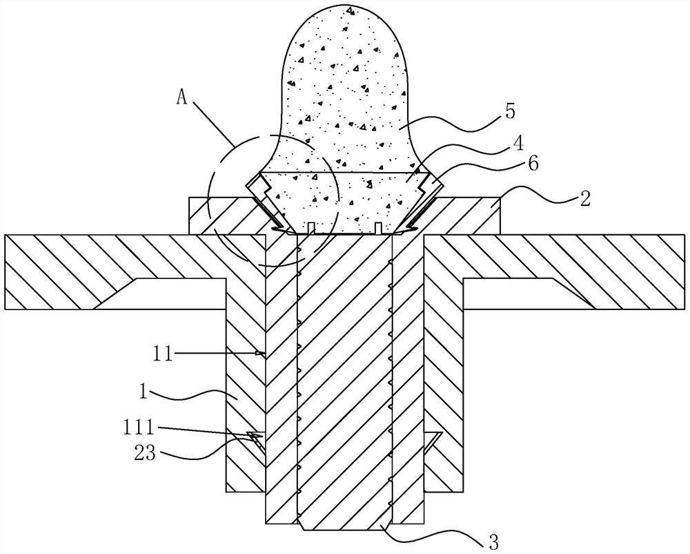 Implant repairing device for zirconium dioxide complete tooth loss