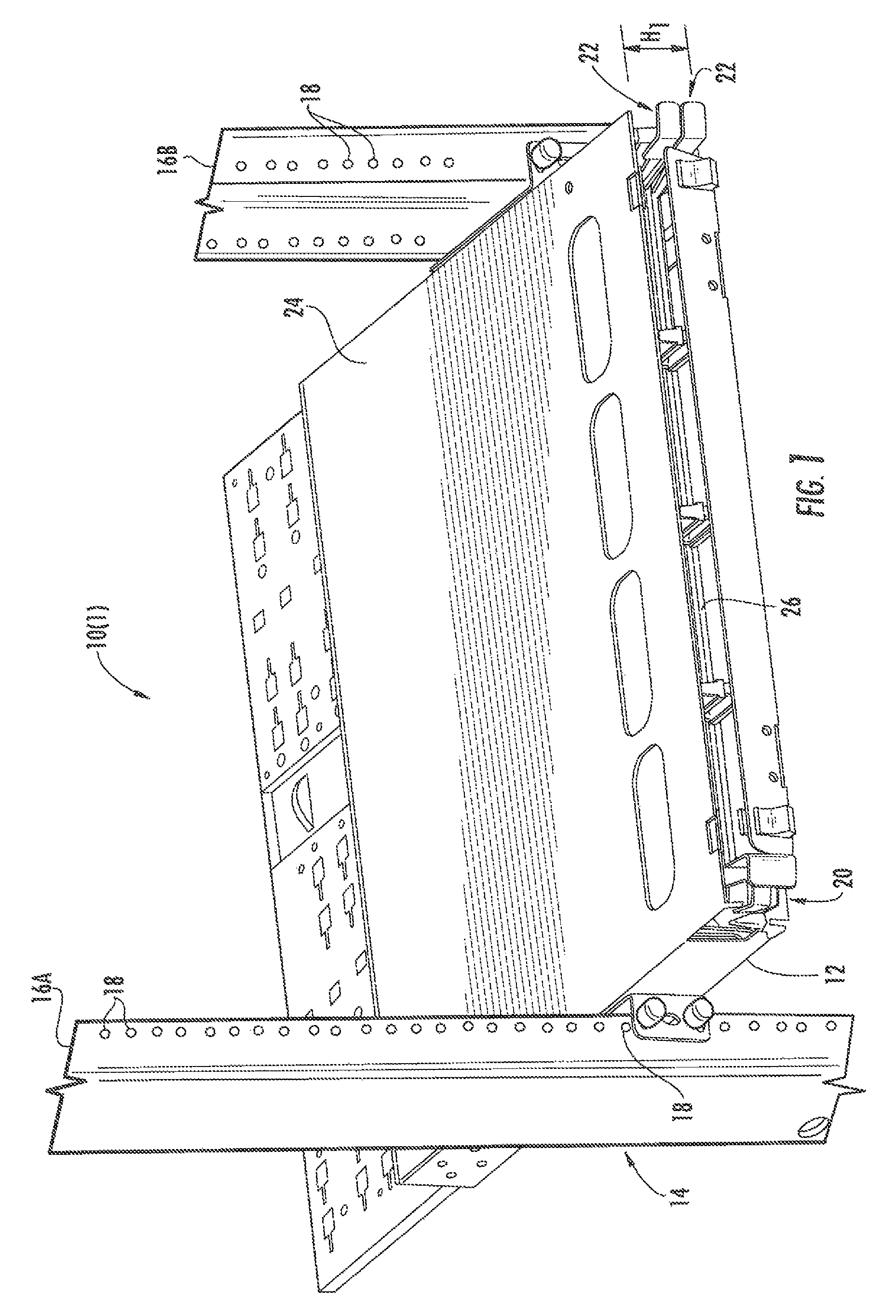 Attachment mechanisms employed to attach a rear housing section to a fiber optic housing, and related assemblies and methods