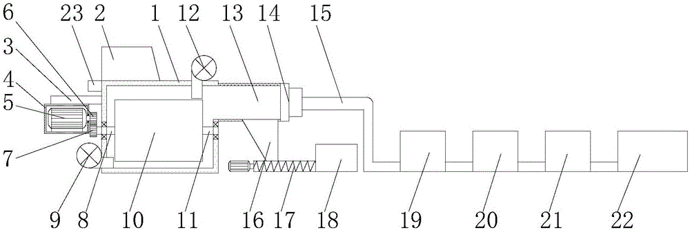 Dry sludge incineration device