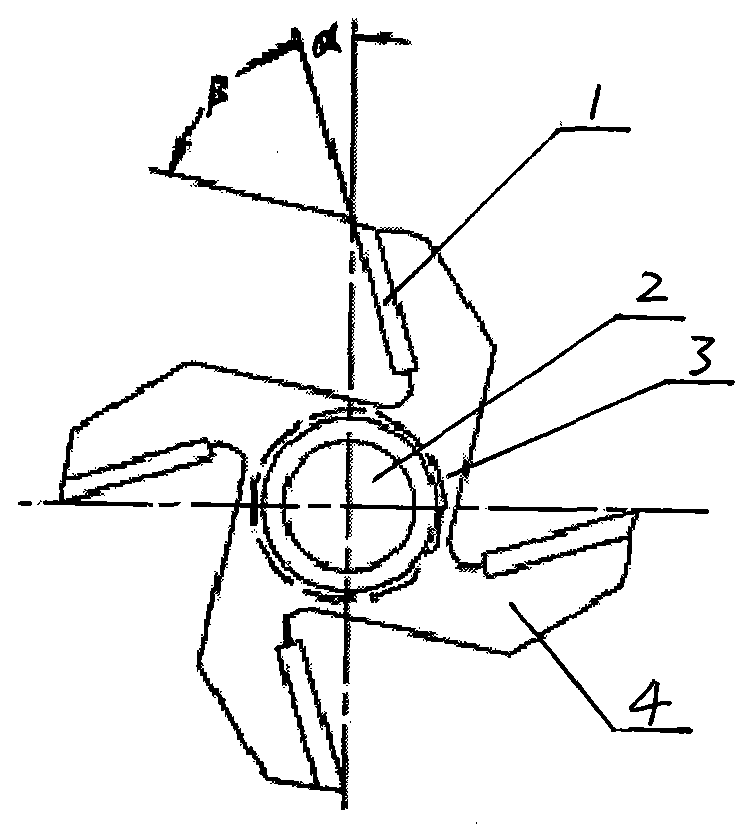 Moulding milling cutter