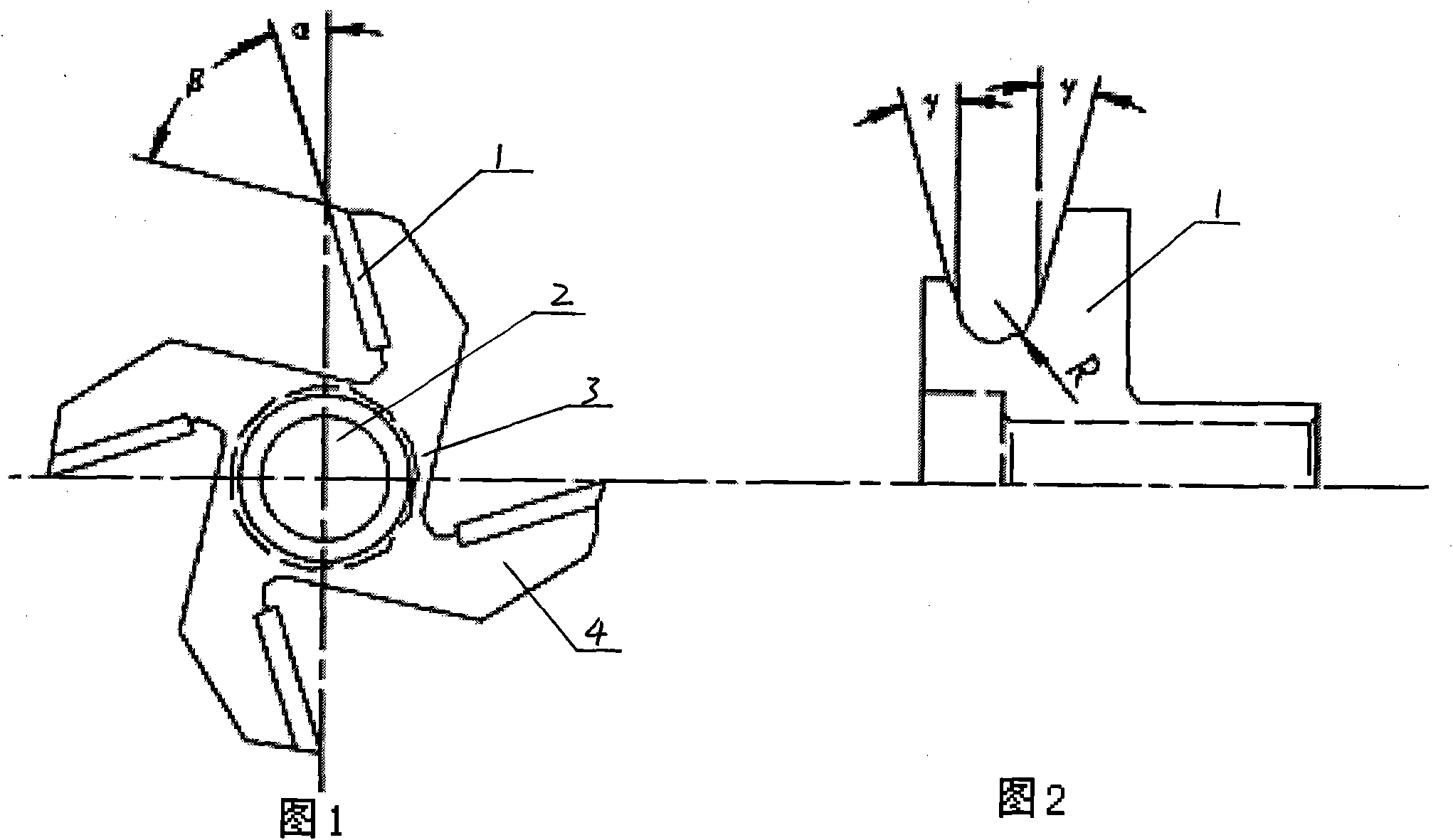 Moulding milling cutter