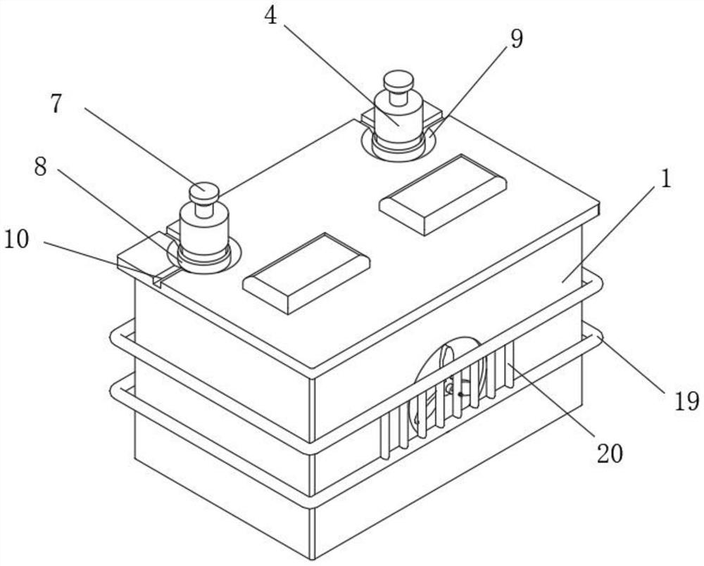 Lead-acid battery with protection function applied to complex environment