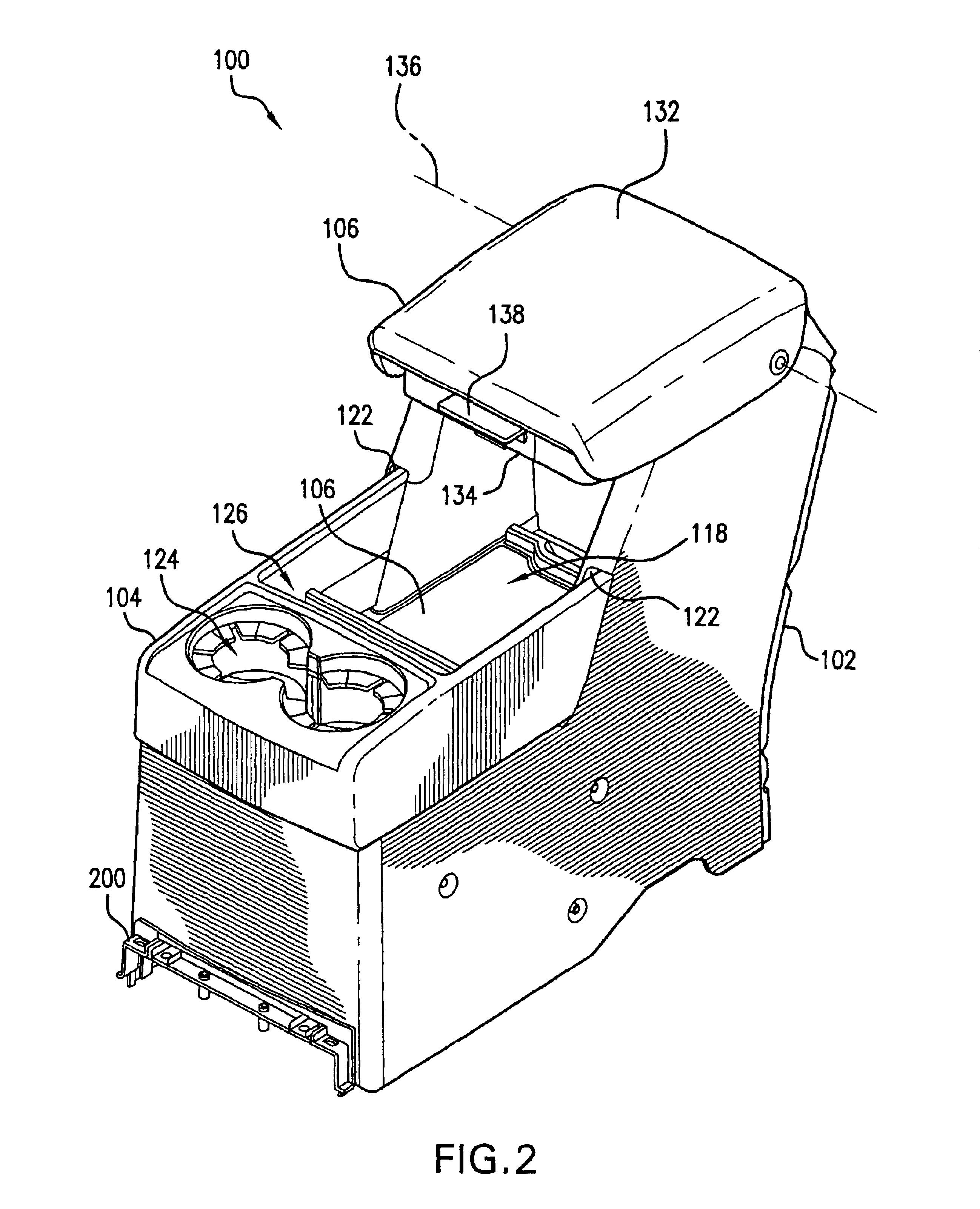 Vehicle console