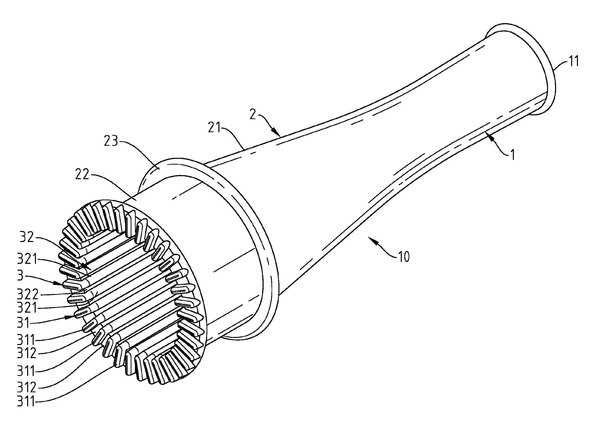 Bubble blower tube