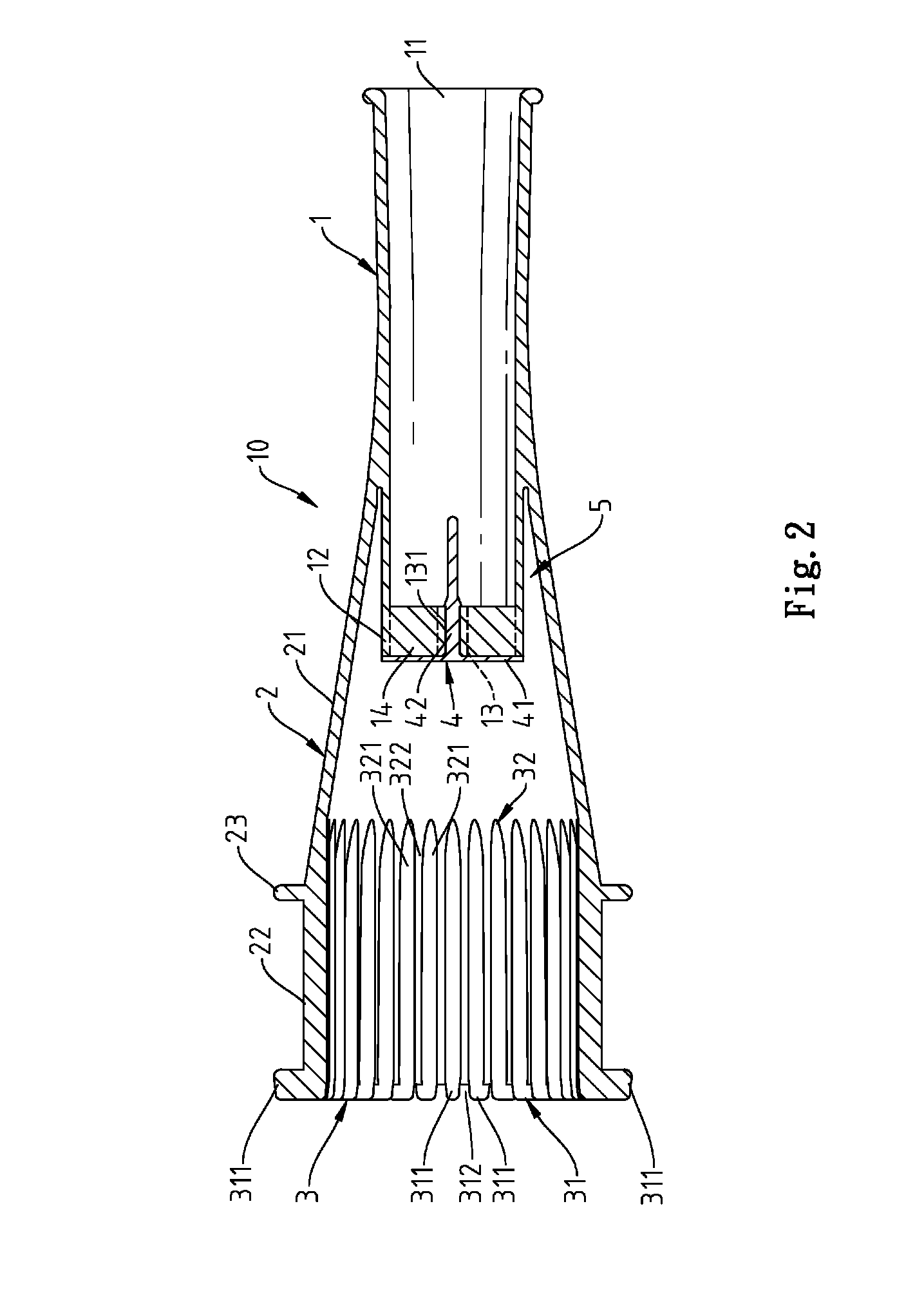 Bubble blower tube