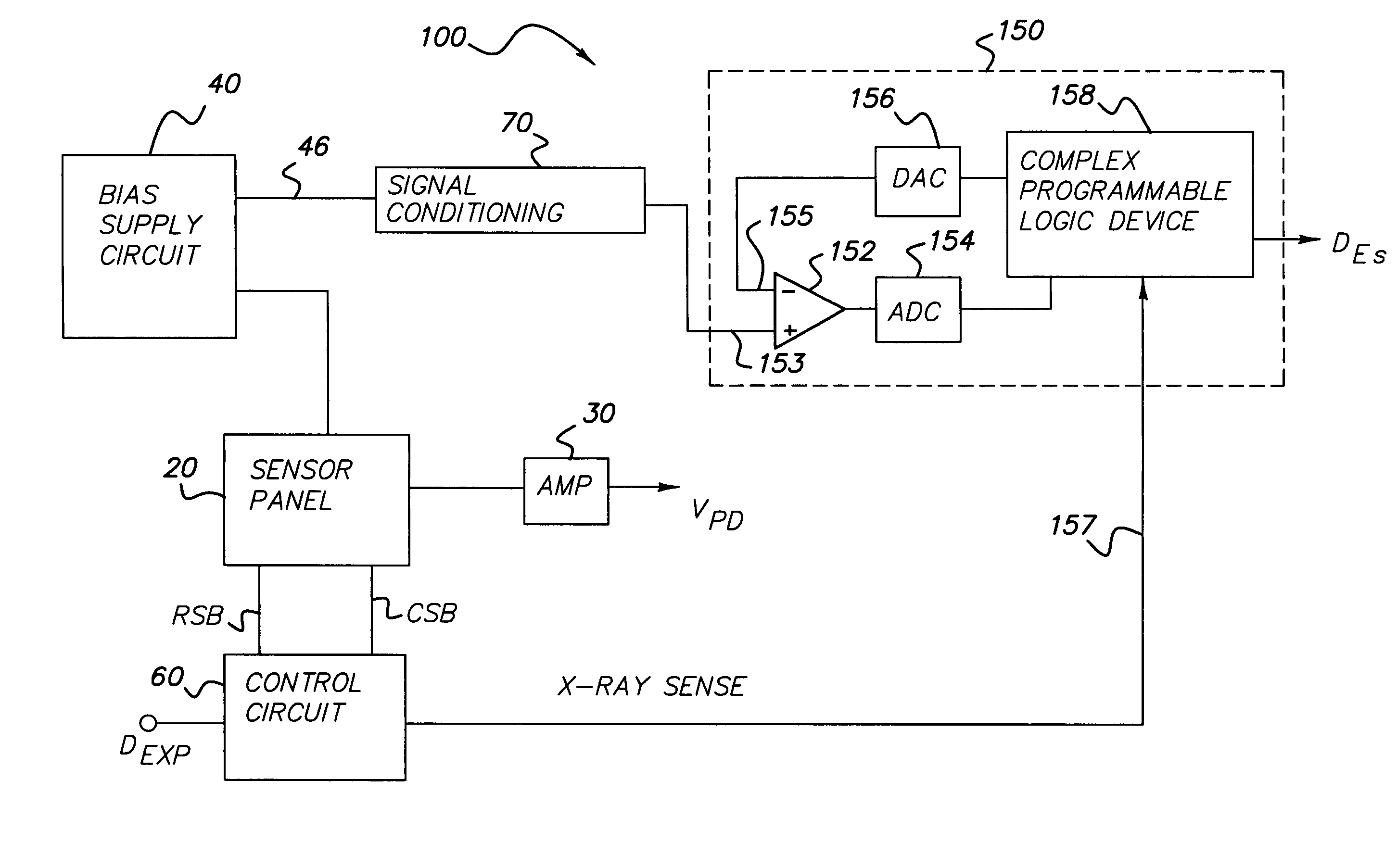 Wireless X-ray detector for a digital radiography system with remote X-ray event detection