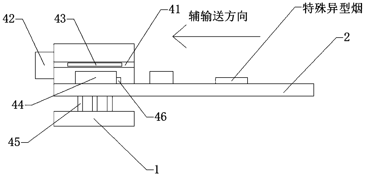 Sorting device for increasing sorting speed of special-shaped tobacco cartons and control method thereof