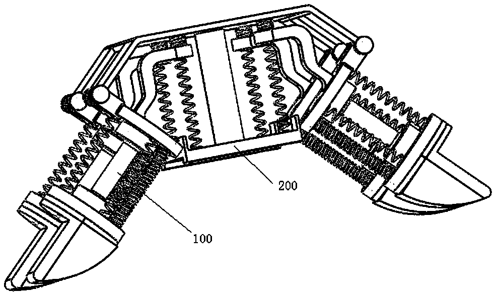 Crawling robot driven based on SMA