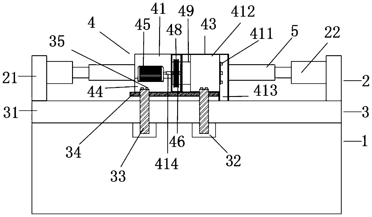 Peeling device used for tree processing