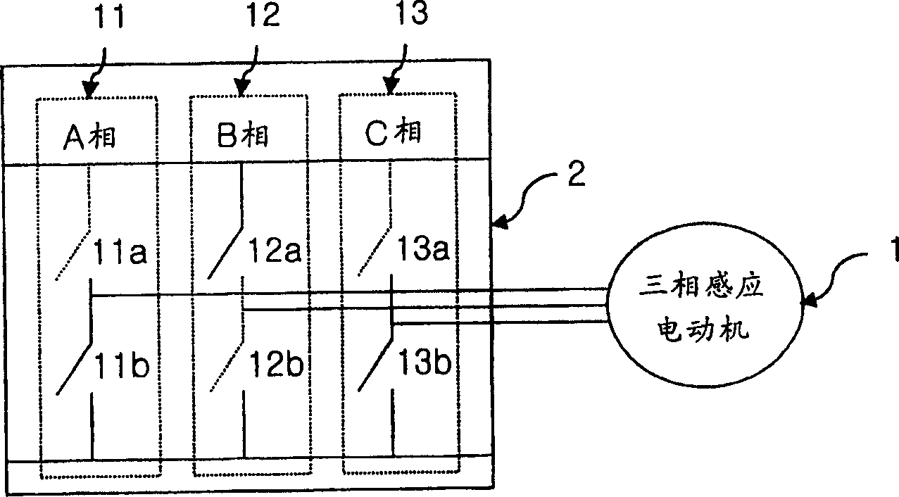 Tri-phase induction motor driving system and driving method thereof