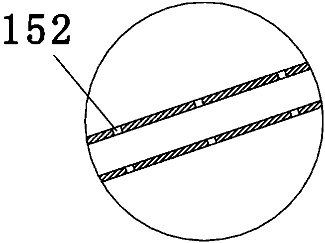 Aeration device with stirring rods with gas outgoing holes