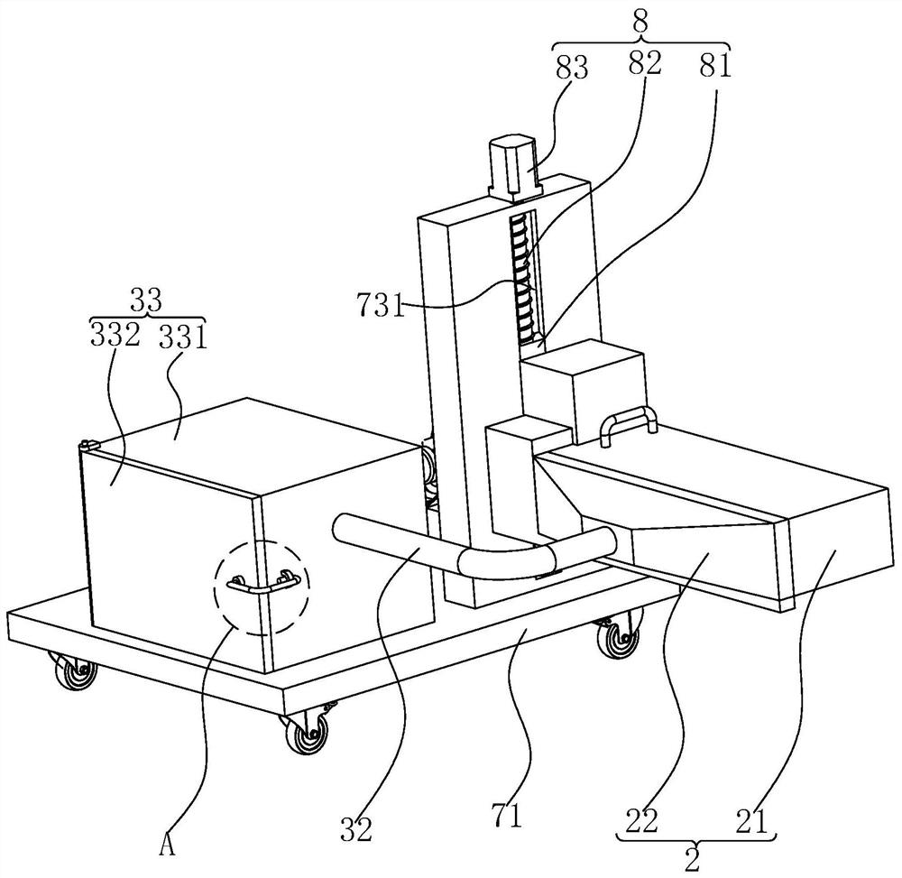 Green plant pruning and storing integrated equipment