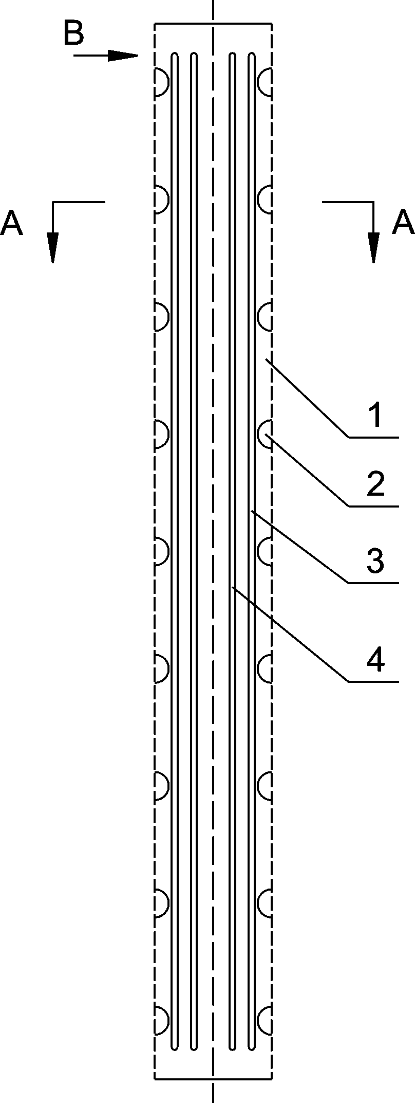 Wide-surface copper plate of crystallizer for high-efficiency slab caster