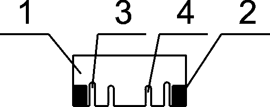 Wide-surface copper plate of crystallizer for high-efficiency slab caster