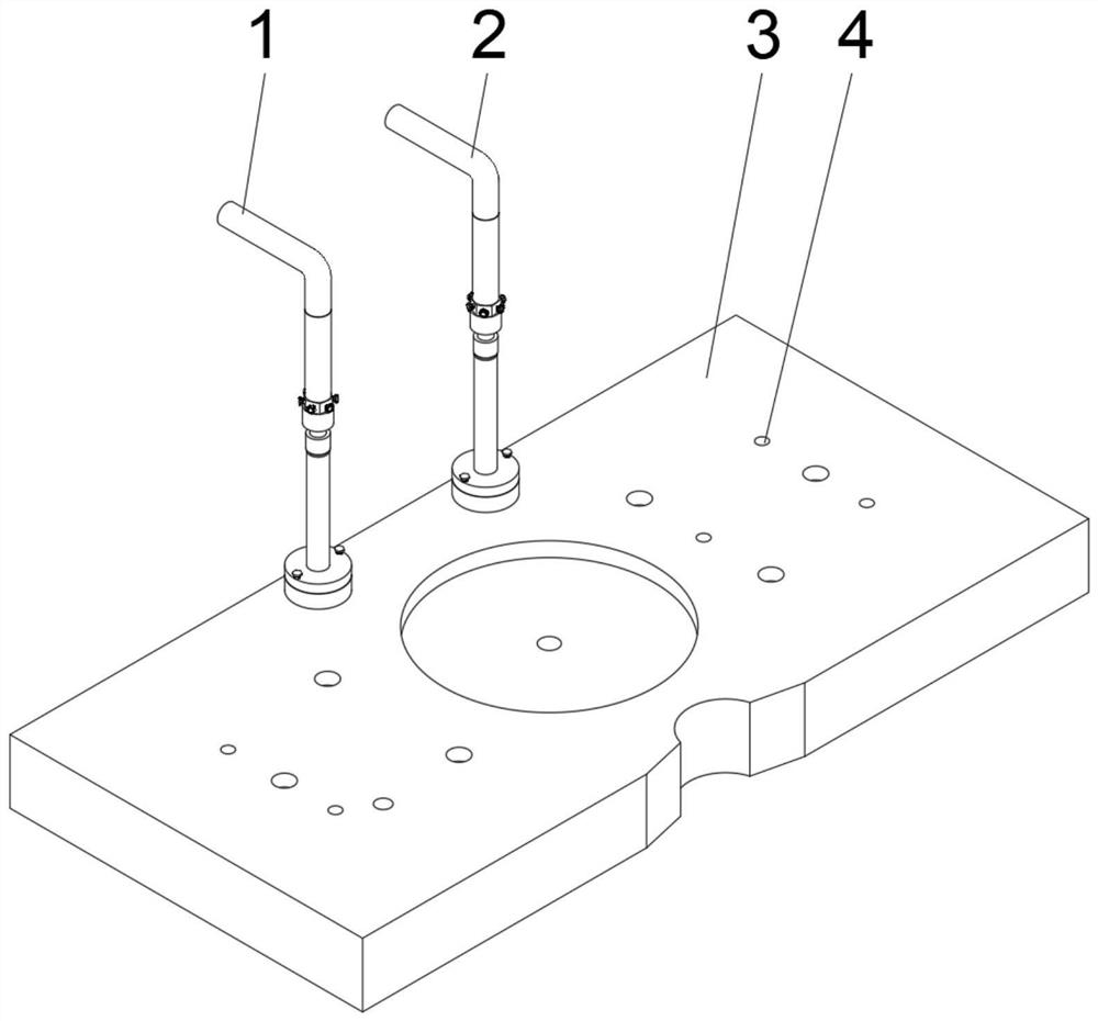 Cooling, vacuum sealing and insulating device suitable for semiconductor processing degumming process