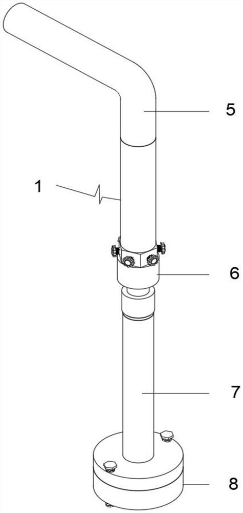 Cooling, vacuum sealing and insulating device suitable for semiconductor processing degumming process