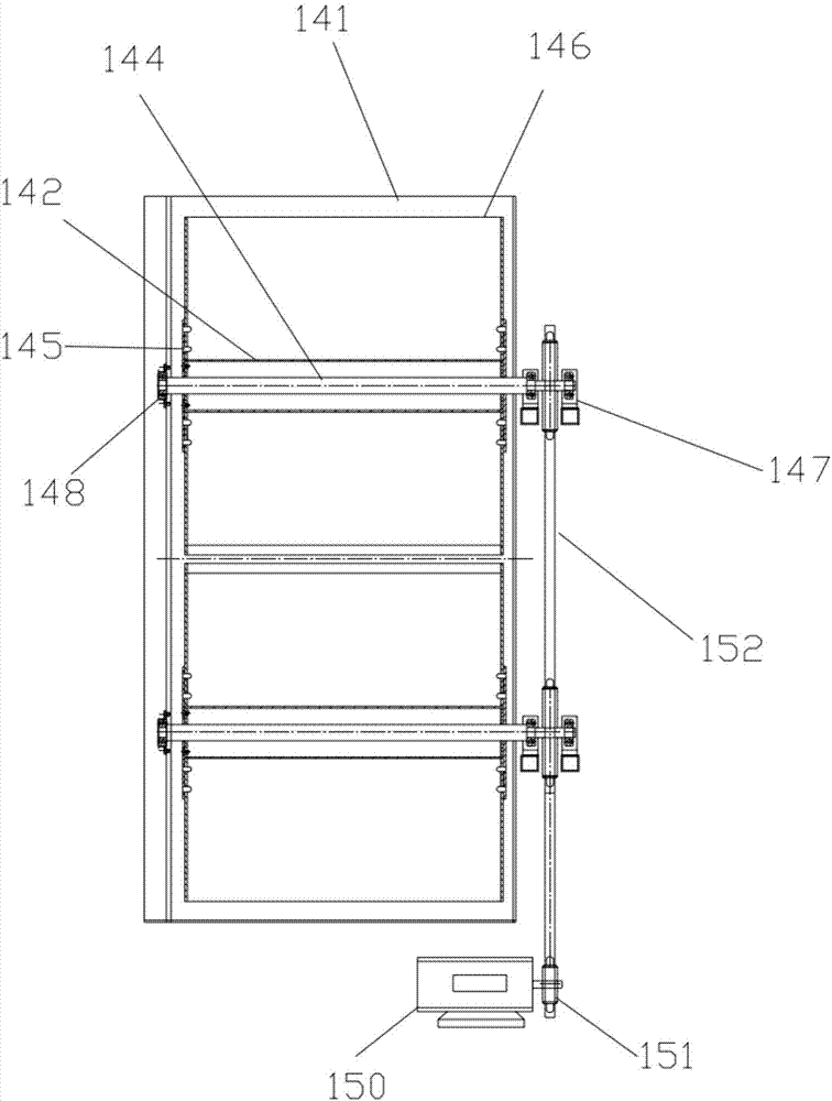 Rotational activated carbon adsorption tank and cooking fume purifier