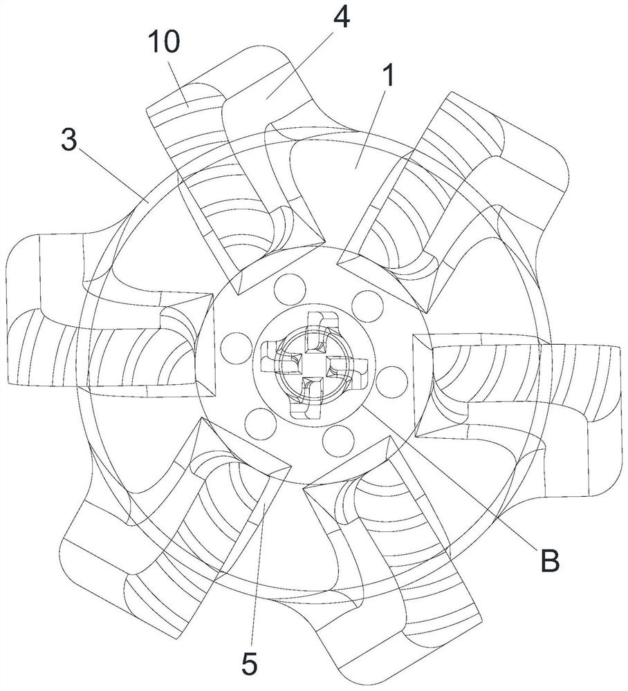 PDC drill bit with stable tool face for directional drilling