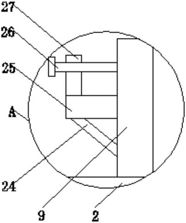 Slotted cable bridge connecting structure